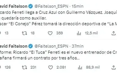 Foto: TW / David Faitelson