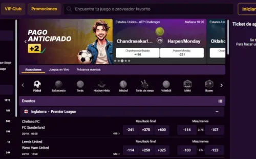 sitio web de Vivacasino