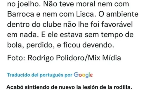 Críticas sobre Paolo Guerrero, jugador de Avaí