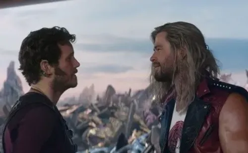 Peter Quill y Thor (Marvel).