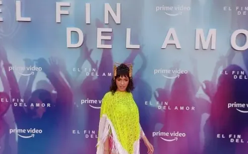 Cande Vetrano en la premiere de El fin del Amor. Foto: (Noe Ríos)