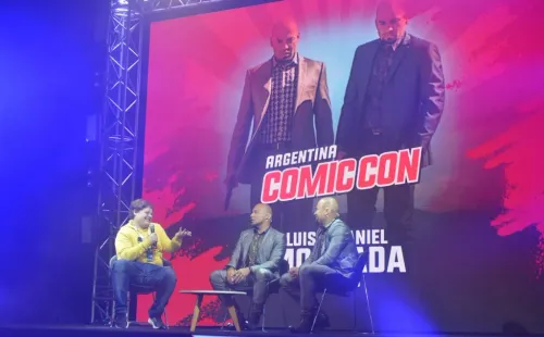 Los hermanos Moncada en su panel. (Argentina Comic-Con)
