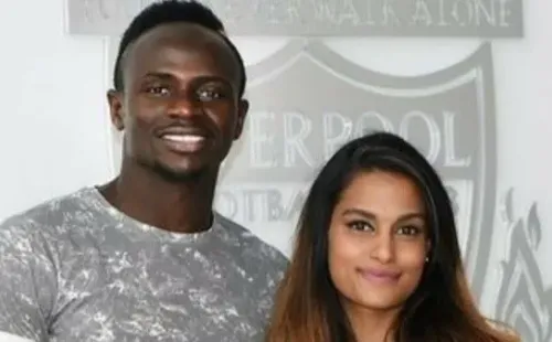 Melissa Reddy y Sadio Mane