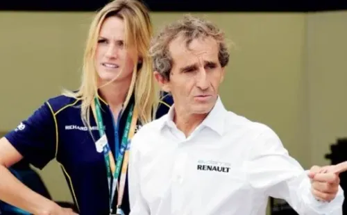 Alain Prost y Anne Marie se conocieron cuando ella tenía apenas 15 años (Getty Images)