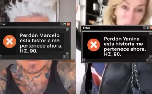El mensaje que apareció en las historias de Tinelli y Yanina.