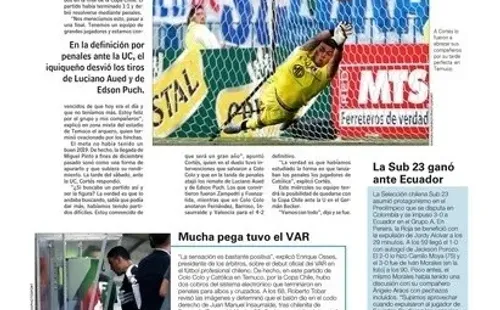 El partidazo de Cortés también fue destacado.