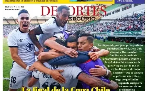 Habrá Superclásico en la final de Copa Chile 2019.