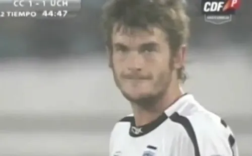 Carreño con la camiseta del Cacique en el 2005.