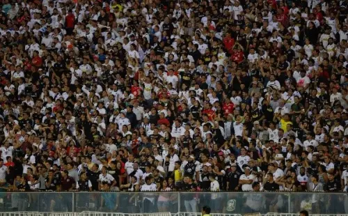Hinchas de Colo Colo en el estadio Monumental
