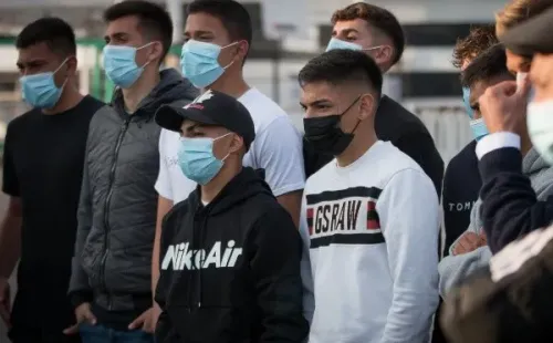 Los jugadores durante la jornada. (Foto: CSD Colo Colo)