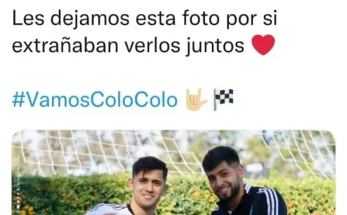 La publicación de Colo Colo por Rojas y Solari.