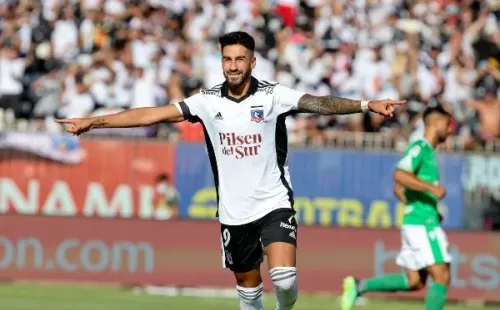 Lucero acumula 20 goles con la camiseta de Colo Colo en este 2022. | Foto: Agencia UNO.