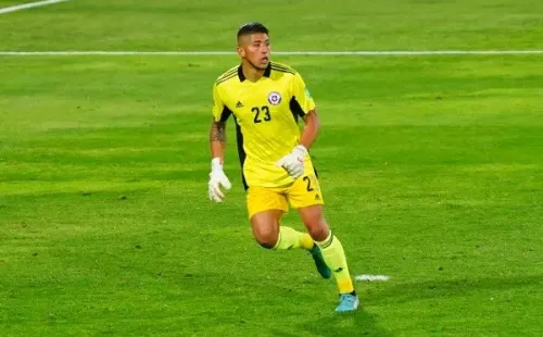 Brayan Cortés es hoy por hoy el número uno para Eduardo Berizzo en el arco de la selección chilena. | Foto: Guillermo Salazar.