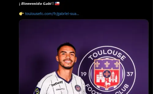 Toulouse hizo oficial el arribo de Gabriel Suazo | Imagen: Captura