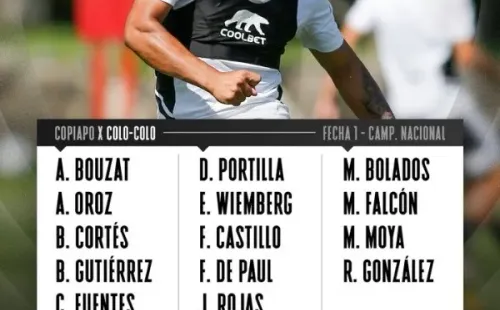 Los citados de Colo Colo.