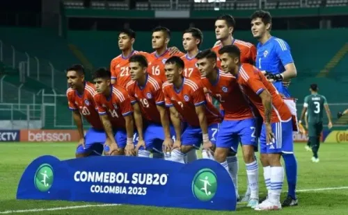La formación inicial de Chile Sub 20 ante Bolivia / FOTO: Nelson Ríos – Selección Chilena