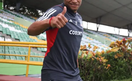 Leandro Benegas en Colombia. Foto: Colo Colo