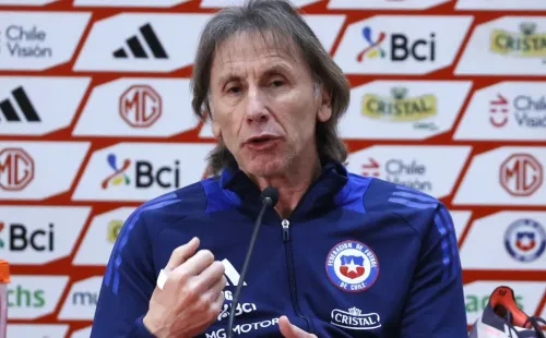 Ricardo Gareca habló de Arturo Vidal en la conferencia de prensa.