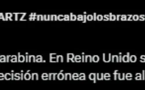 Captura de pantalla de las reacciones de Chivas.