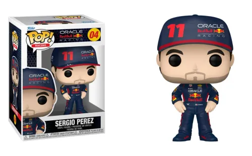 Funko Pop de Checo Pérez con gorra. (funko.com)