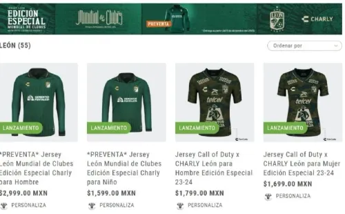 En la página web de Charly Futbol ya se puede adquirir la playera en preventa.