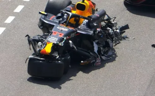 Así quedó el carro de Checo Pérez – X