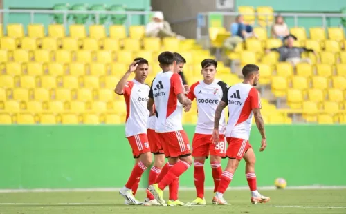 Nacho hizo el gol del primer amistoso. (Foto: Prensa River).