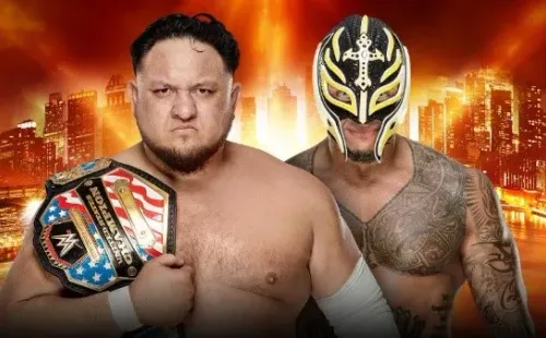 Campeonato de los Estados Unidos: Samoa Joe (C) vs. Rey Mysterio