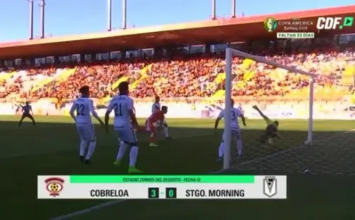 Ríos domina y convierte el 1-0 para Cobreloa