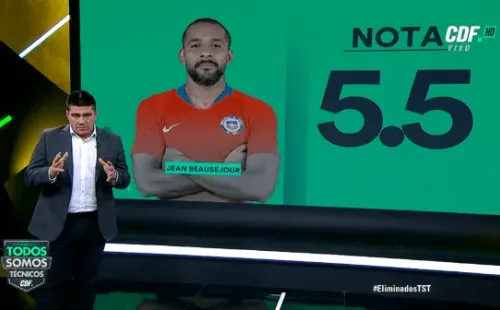 Jean Beausejour (5,0) | “Fue de lo mejorcito. Rescatable. El primer tiempo pasó un par de veces y luego fue el más peligroso por esa banda”.