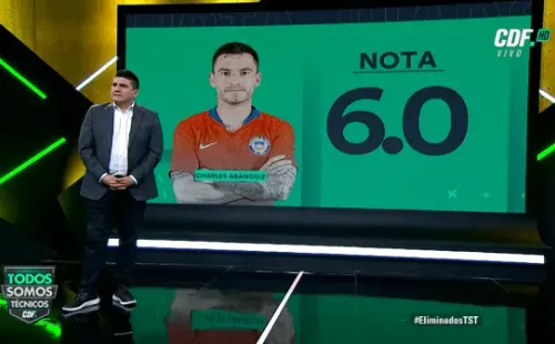 Charles Aránguiz (6,0) | “Para mí fue el mejor, tuvo dos o tres de gol, trató de echarse el equipo al hombro. Le hicieron el penal, tuvo las más claras”.