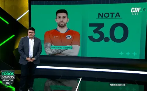 Guillermo Maripán (3,0) | “El primer tiempo muy mal. No pudo marcar a Guerrero, no salía bien con el balón, no es lo de él pero tiene que aprender y tomar buenas decisiones. Cuando lo sacan a la orilla lo complican”.