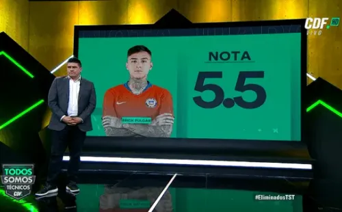 Érick Pulgar (5,5) | “Estuvo a la altura, en general en la Copa. Tuvo problemas porque quedó solo, pero estuvo a la altura. Fue el jugador y la renovación”.