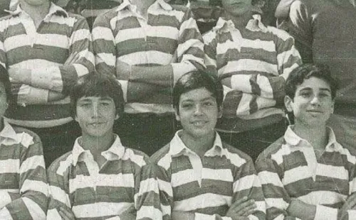 Francisco Hörman junto a sus compañeros de rugby del Craighouse School. Foto: archivo personal Francisco Hörmann