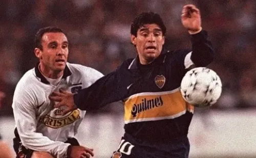 En septiembre de 1997, Colo Colo recibió al Boca Juniors de Diego Maradona por la Supercopa Sudamericana. Fue triunfo 2-1 para los albos con el atractivo del 10 en Macul.