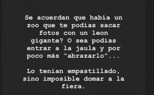 La segunda donde ya, claramente, apuntaba a su padre.