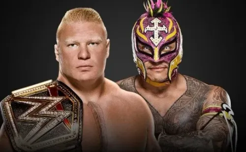 WWE Champions: Brock Lesnar (C) vs. Rey Mysterio