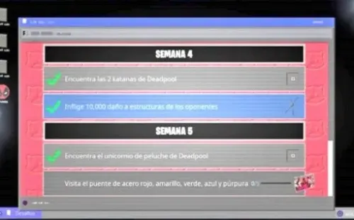 Desafíos de la semana 5