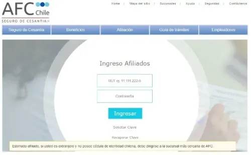 En este sitio podrás pedir tu seguro de cesantía (Afc.cl)