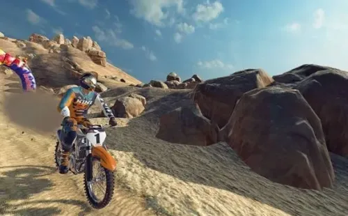 P’arte de lo que puedes disfrutar en Dirt Bike Unchained. (Foto: Red Bull).