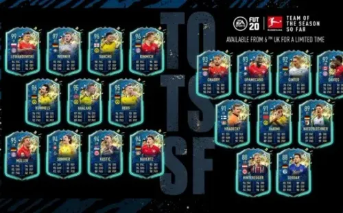 TOTSSF de la Bundesliga en FIFA 20 sin Charles Aránguiz