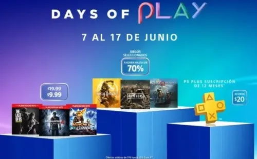 Sony está celebrando Days of Play con ofertas imperdibles para la PlayStation 4.
