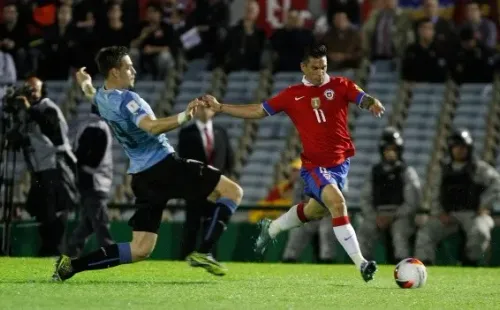 Mark González con la selección chilena en 2015.