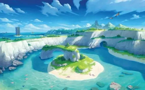 El paisaje de La Isla de la Armadura.