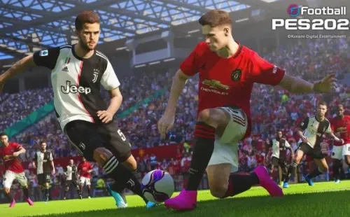 Juventus y Manchester United en esta edición de eFootball PES 2020. Podría seguir prácticamente igual en la edición 2021.