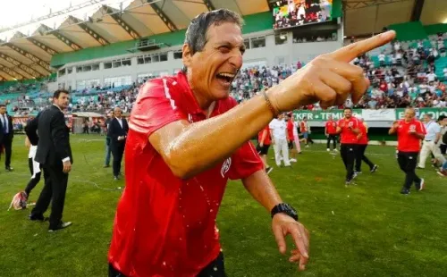 Mario Salas y la celebración de Copa Chile