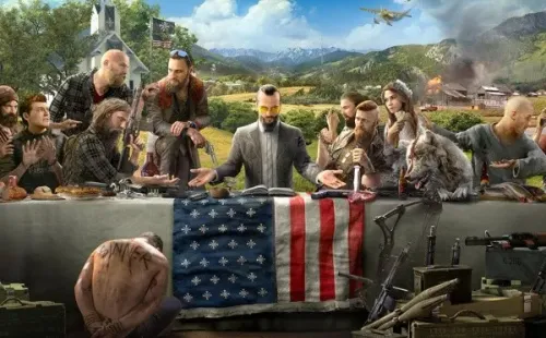 Far Cry 5 tocó temas relacionados a la sectas y fanatismo religioso, alejándose de los entornos tropicales y exóticos de las entregas pasadas.