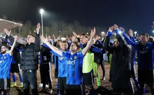 Saarbrücken celebrando el paso a semifinales – Getty