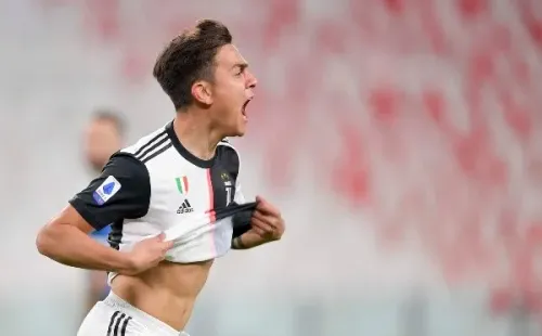 Dybala y una sana costumbre: gritar goles en la Juventus (Getty Images)