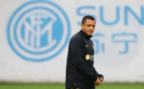 Alexis Sánchez ha trabajo con normalidad en los entrenamientos del Inter y es alternativa para las semifinales de Copa Italia. (Foto: Getty)